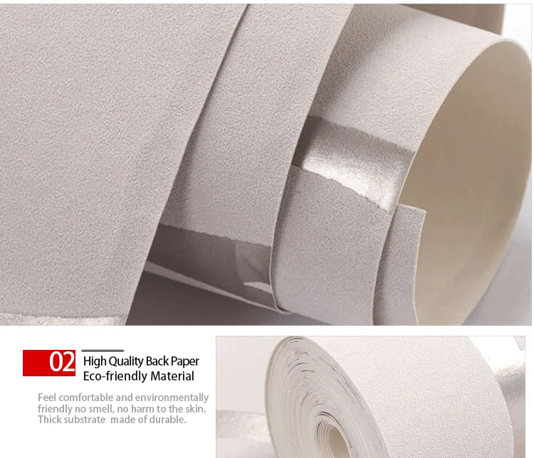 Embossed Modern Tv Background heavy vinyl wallpaper for home decoration