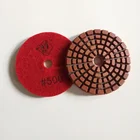 Polishing pads for granite in abrasive diamond wet polishing pad