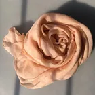 Custom printed silk scarves chiffon fabric with hand rolling