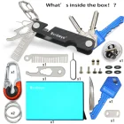 promotion Customized Branded Available credit card holder key organizer Business Gift Set luxury