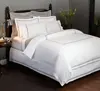 Wholesale Hotel Use Polyester Cotton Queen Bed White Embroidery Duvet Covers