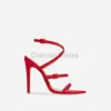 Latest high heels adjustable straps ladies sandals for women stiletto heels pointed toe sexy girls shoes