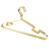 Golden Metal Clothes Shirts hanger with Groove Strong bearing capacity Coats Suit Hanger, clothes cabide hanging rack hangers