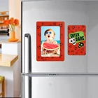 4 X 6 personalized custom designed removable magnetic kids photo frames display frames for fridge for home decoration