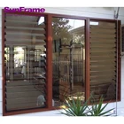 Sun Frame Engineering Supplier Exterior Doors Magnetic Retractable Internal Window Blinds