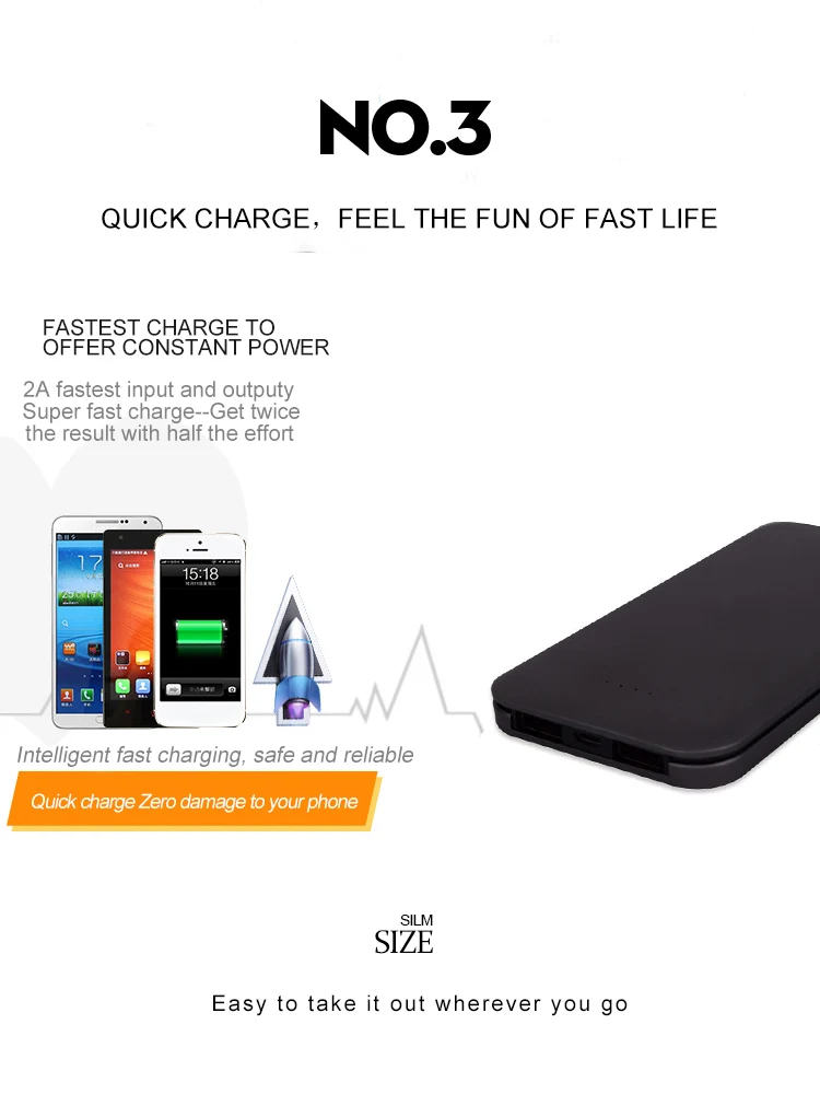 Factory Hot selling fast charging power banks,external battery charger,portable battery mobile charger 10000mah power bank - ANKUX.COM