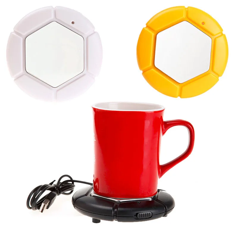 USB Desktop чашки теплее кофе/чай чашки нагреватель кружка теплее нагреватель для напитков лоток Pad Молоко чай кофе кружка горячие напитки USB нагреватель чашки