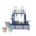 hot sale automatic 2 color tampoprint pad printing machine for Ceramic pot ceramic tableware