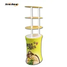 Adjustable Folding Portable CounterTrade Show Tension Fabric Backwall Display Rack