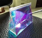 Promotional holographic cosmetic bag, factory provide make-up bag