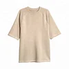 Thick cotton material 3/4 sleeve men t shirts bulk plain gym shirt for men