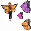 Princess Cute Butterfly Wings Shawl Cape Stole Kids DIY Cosplay Halloween Costume
