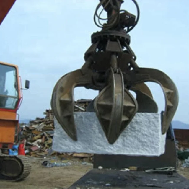BEIYI Excavator Steel Scrap Grabbing Machine Hydraulic Scrap Grapple