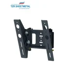 Hot selling universal vesa 400*400 sliding tilted adjustable lcd led flat panel curved tv wall mount for 55 inches screen