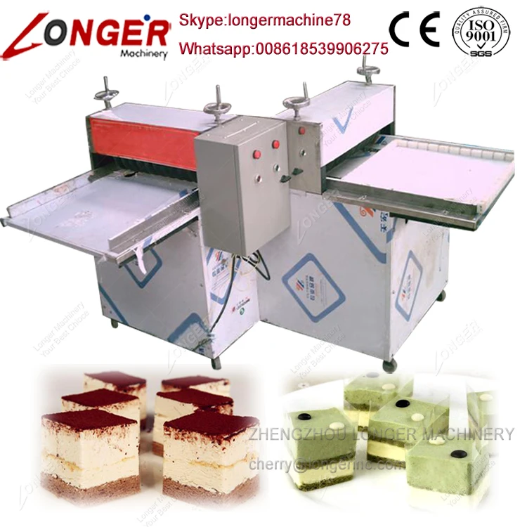 Electric Model Cake Cutter Automatic Sponge Cake Cutting Machine