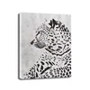 Wholesale 3D Wall Art Decor Handmade Modern Canvas Animal Leopard Oil Painting printer to print on canvas