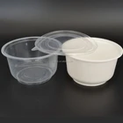 printed disposable plastic tablewares, round container