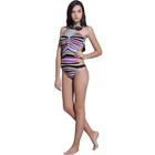 Alibaba gold supplier provide skin smoothly women printing swimming wear