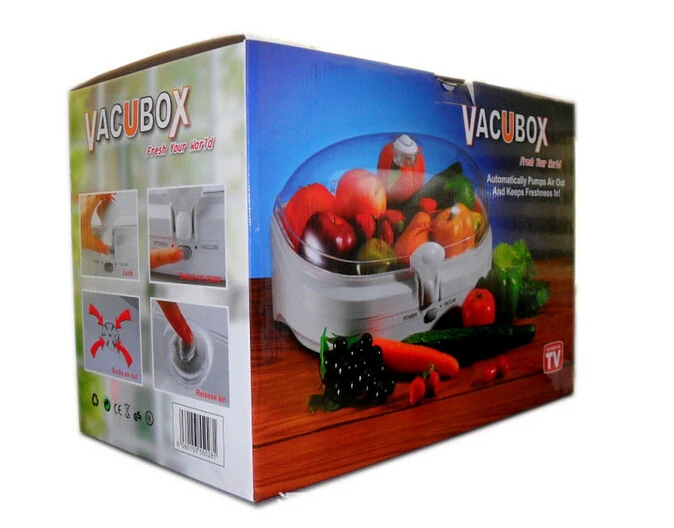 Smart Vacuum Food Storage Container Vacubox Auto Vacuum Vac U Box