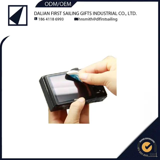 removable pu gel with micro fiber sticky mobile screen cleaner