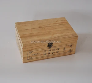 creative new design single bottle gift custom wooden wine box