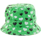 Top quality green bucket children kids hat sun hat