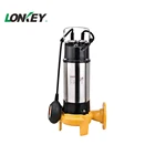 Widely used 2.5hp sand dredge vertical inline sump trash waste water sewage pump