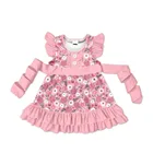 children boutique clothing wholesale new arrival party princess ruffle pants baby girl sets