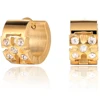 Wholesale 14K Gold Cz Diamond Bali Fashion Model Earring Design, New Saudi Statement Metal Ear Stud Jewelry