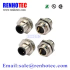 M12 Ethernet Bulkhead Connector Panel Mount Receptacle