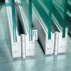frameless lowe glass interior glass folding door
