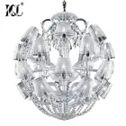 Exquisite craftsmanship large crystal candle glass chandelier ship hanging lights
