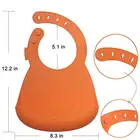 Wholesale Cute Water Proof Soft Folding Silicone Baby Bib