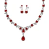 S70327003 xuping synthetic ruby bollywood arabian arabic bridal jewelry sets
