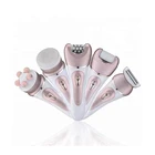 Electric Ladies Washable Hair Removal Trimmer 5 in 1 Epilator With Callus Remover