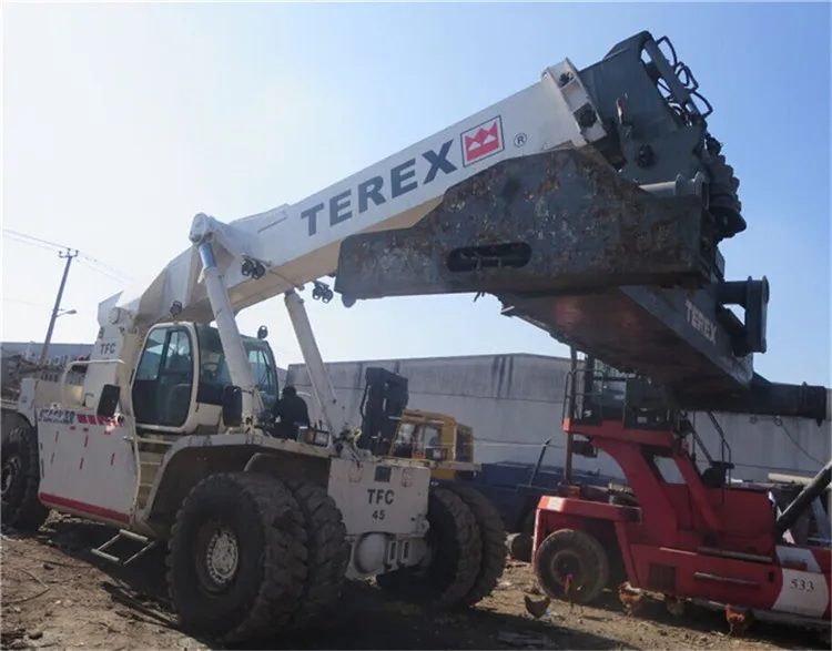 Terex Reach Container Tfc45,45ton Reach Stacker For Sale - Buy 45 Ton