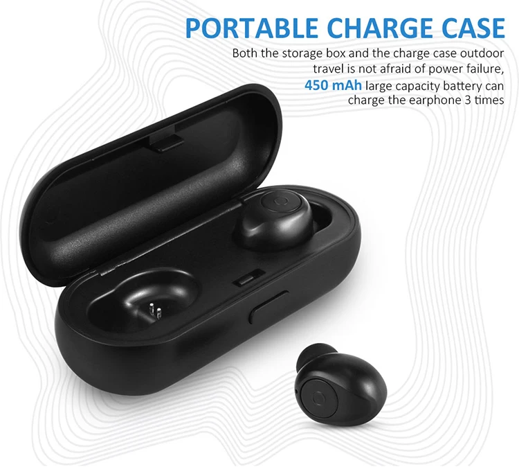 Shenzhen Factory Mobile Phone Bluetooth Headphones Headset V5.0 Manufacturer RX18,TWS Earbuds Earphone For Handsfree Call - ANKUX.COM
