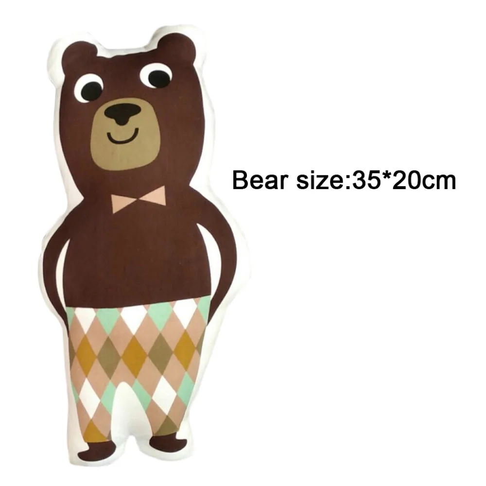 2016 Hot Sale Children Baby Robot/Bear Cartoon PP Cotton Safe Comfortable Touch Pillow Northern European Style Home Decoration