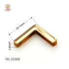 fashion zinc alloy new design metal accessories corner protection for bags