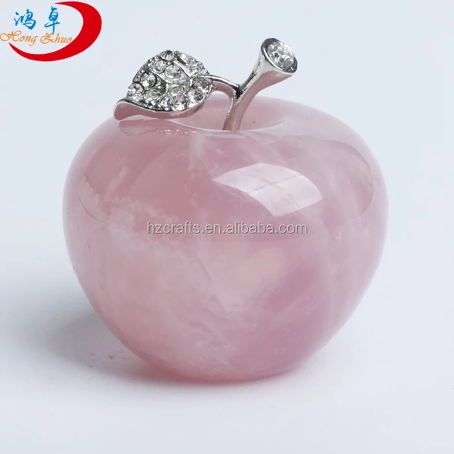 hot sale healing crystal apple / energy crystal apple gift 