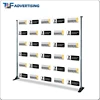 Indoor event adjustable backdrop banner aluminum telescopic stand pop up display