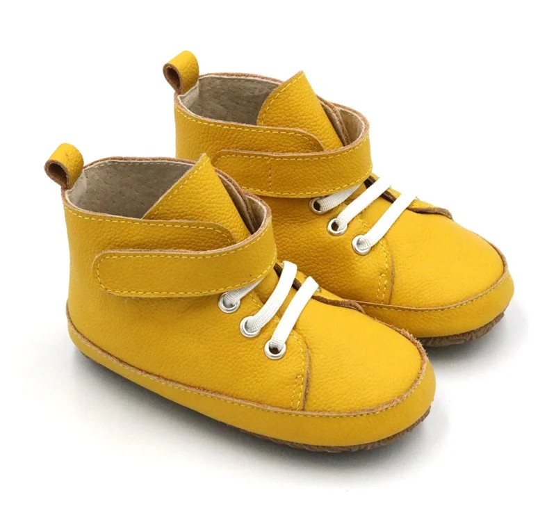 mustard baby shoes