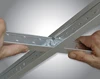 Ceiling Tee grid T24 grid Flat to go with pvc gypsum board for false ceiling system