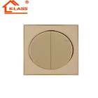 2 gang 1 way power electric wall switch furniture light touch sensor switch