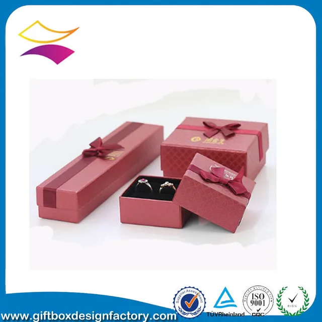 custom paper cardboard jewelry box luxury gift box packaging