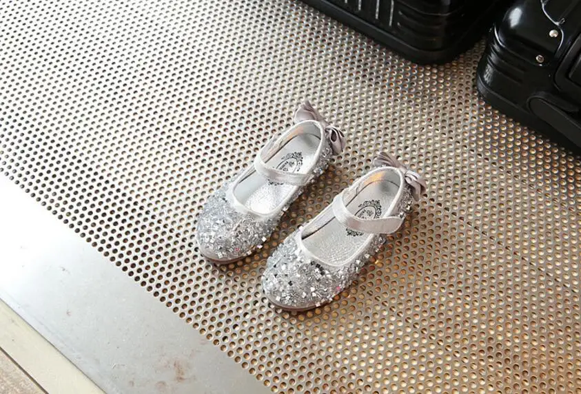 Girls diamond single shoes-14