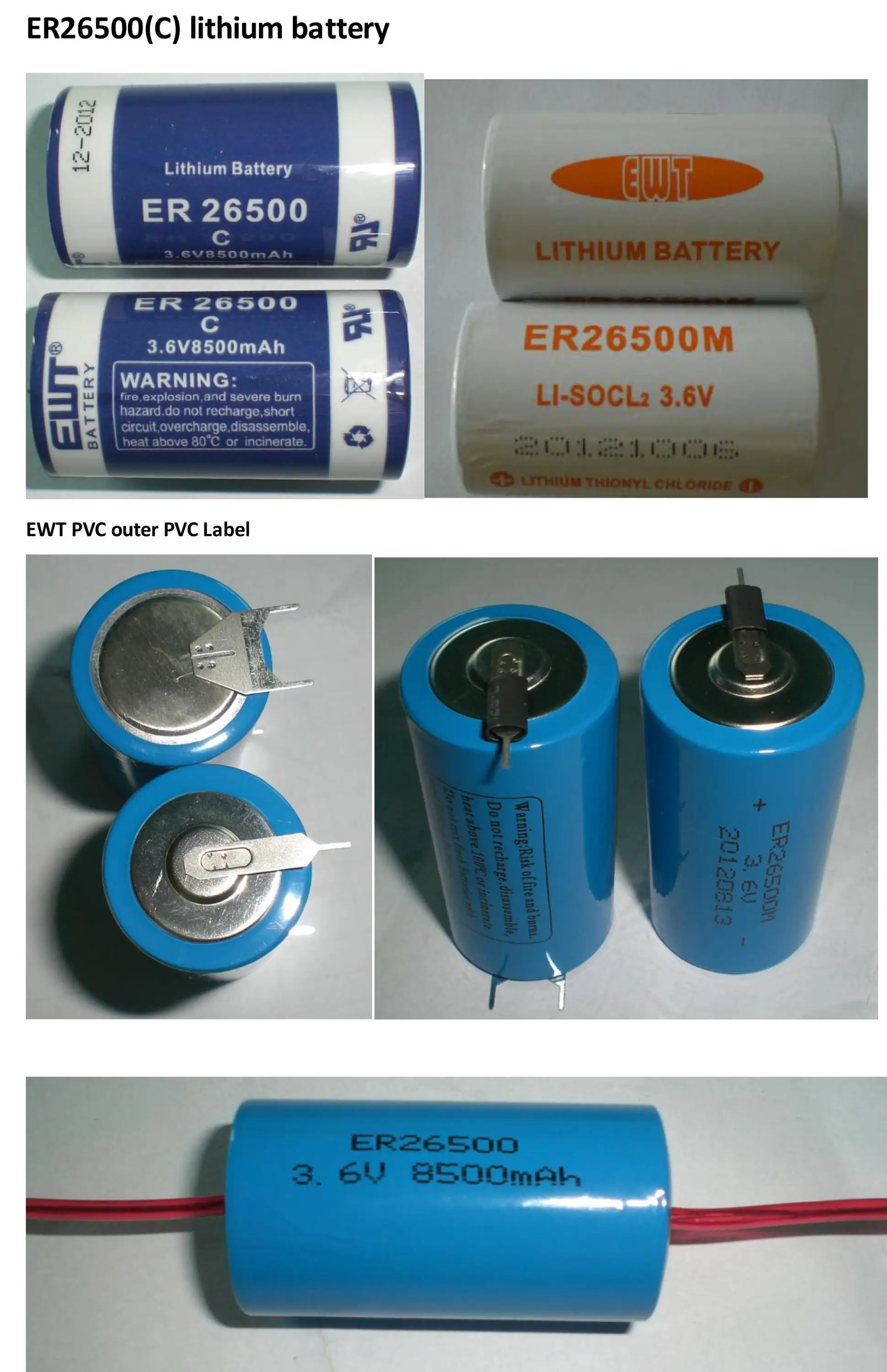 ER26500-lithium battery 