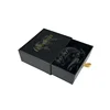 Gold Foil Stamping Logo Art Paper Cardboard Drawer Box For Gem Obsidian Bracelet Packing With Jewelry Bags