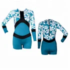 One Piece Backzip Women's Sexy Long Sleeve Swimwear