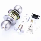 ISO SGS Approved Stainless Steel High Security Interior Room Tubular Keyed Entry Door Knob Lock 587